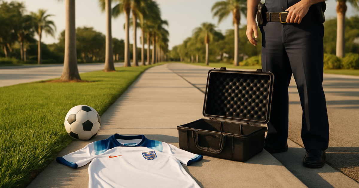 England World Cup Team Gear Stolen in Palm Beach Gardens Investigation