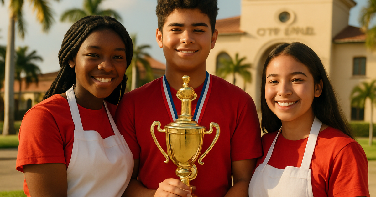 Homestead Students Win Big at Disney's Magic Bake Off Competition