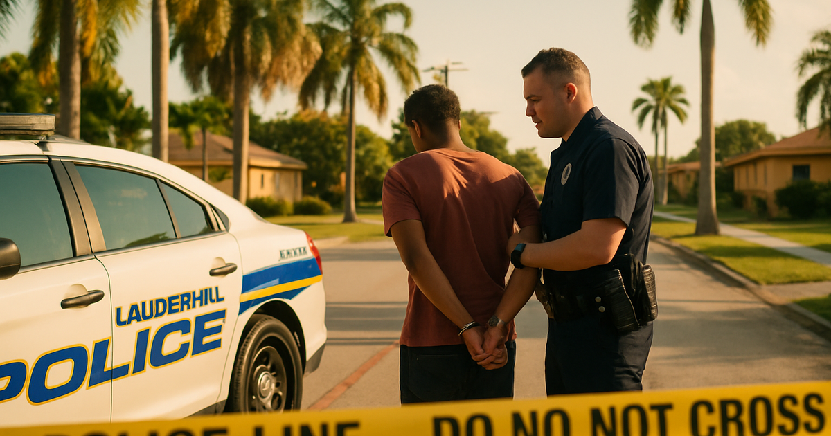 Lauderhill Police Arrest Suspect in Fatal Stabbing That Claimed Two Lives