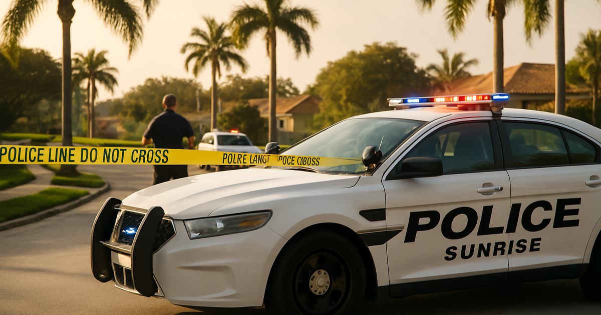 One Dead After Shooting Incident in Sunrise