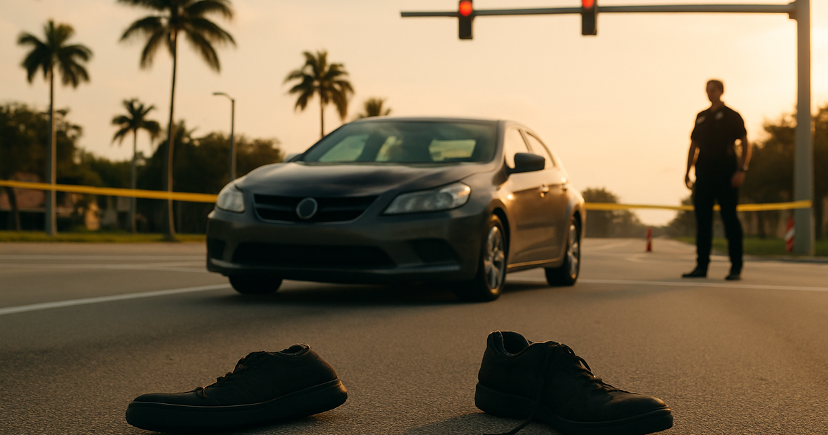 Sunrise pedestrian dies after vehicle collision