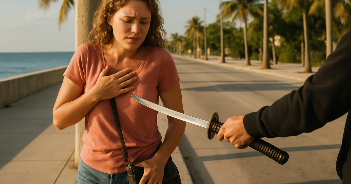 Woman Stabbed With Sword in Robbery Attack Near Key West